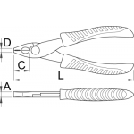 406/4E - Uniwersalne szczypce dla elektonika