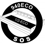 964ECO2 - Zestaw kluczy płasko-oczkowych, krótkich na wkładce SOS