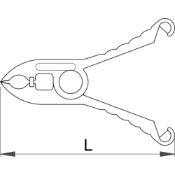 1351VDE - Klamry plastikowe, izolowane