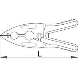 1352VDE - Klamry plastikowe, izolowane