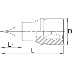 236/2SL -  Nasadki 3/8