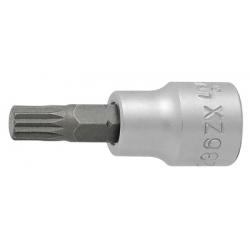 236/2ZX - Nasadki 3/8", z końcówką wkrętakową, profil ZX