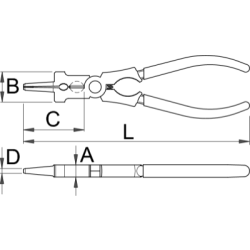 436/4P - Uniwersalne szczypce spawalnicze