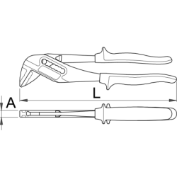 449/1PYTHON - Szczypce nastawne PYTHON