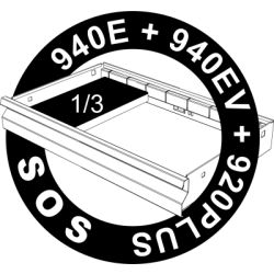 964/2SOS - Zestaw kluczy płasko-oczkowych we wkładce SOS