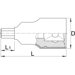 236/2HXVDEDP - Nasadki 3/8