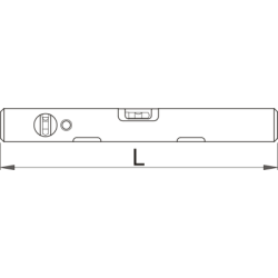 1252 - Poziomice aluminiowe z magnesem