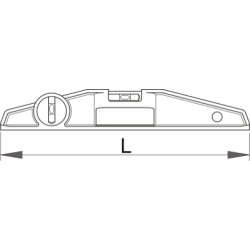 1253 - Poziomica wodna Torpedo