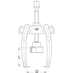 1626/2 - Ściągacz supportu Campagnolo i Fulcrum Ultra Torgue