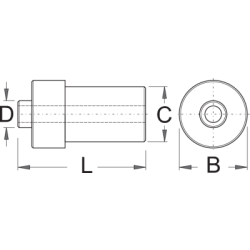 1689.3 - Adapter do 20 mm osi kół, dla art. 1689