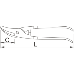 563L-PLUS/7DP - Uniwersalne nożyce do blachy