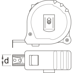 710R  - Przymiary zwijane