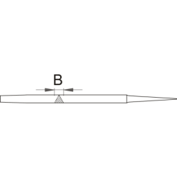 764B - Pilnik trójkątny, równiak