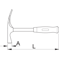 809 - Młotek murarski