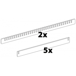 995.6MD7 - Zestaw 2 przegróg dzielących i 5-ciu przegród głównych
